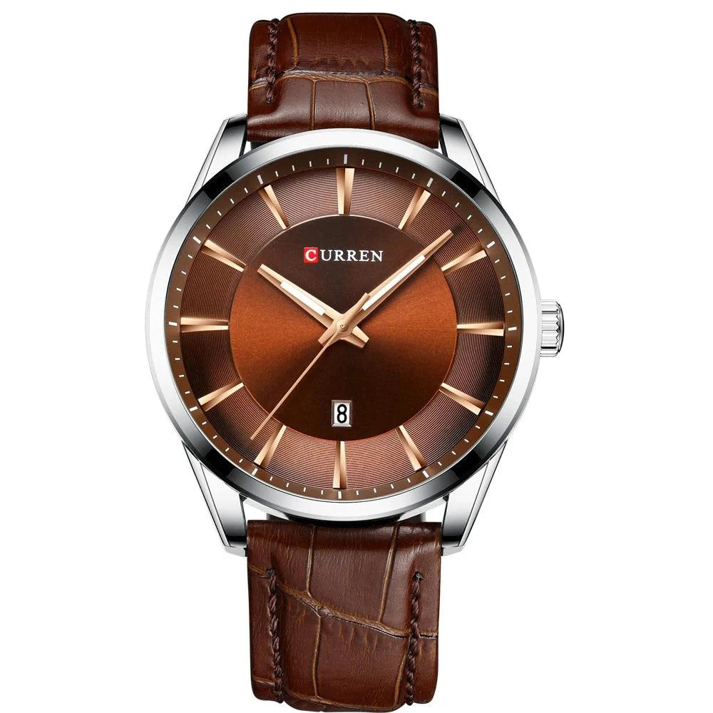 CURREN Quartz Leather Watch - Woorld Mega Store