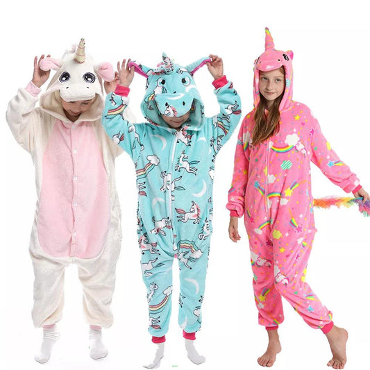 Unicorn Warm Jumpsuit Pajama - Woorld Mega Store