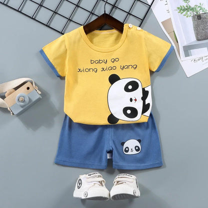 2 pcs Children Short Sleeve Set - Woorld Mega Store