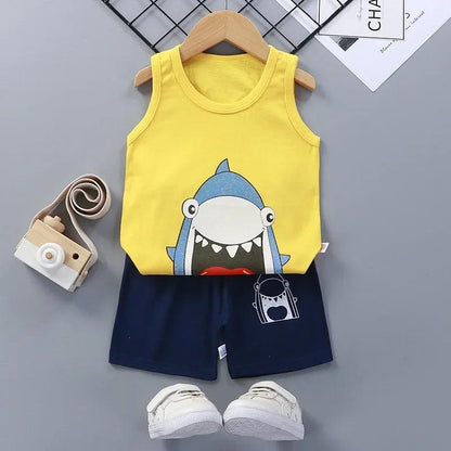 Children's Tank Top and Shorts Set - Woorld Mega Store