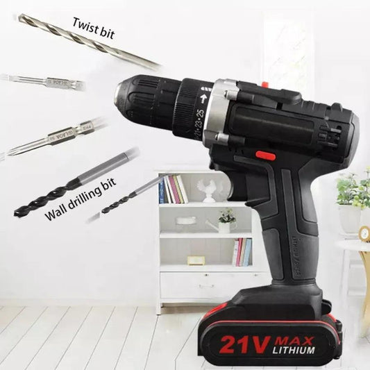 21V Electric Impact Cordless Drill - Woorld Mega Store