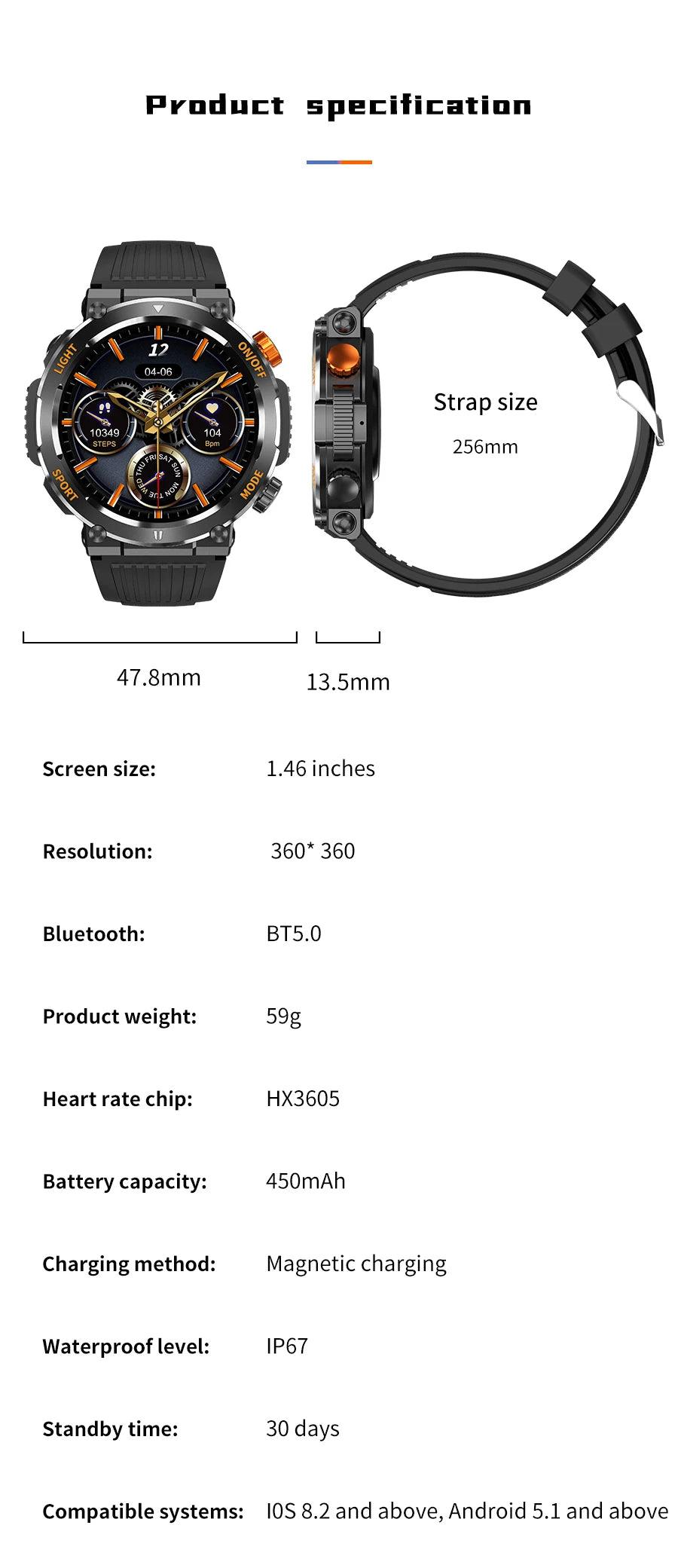 AeroFit Smart Watch - Woorld Mega Store