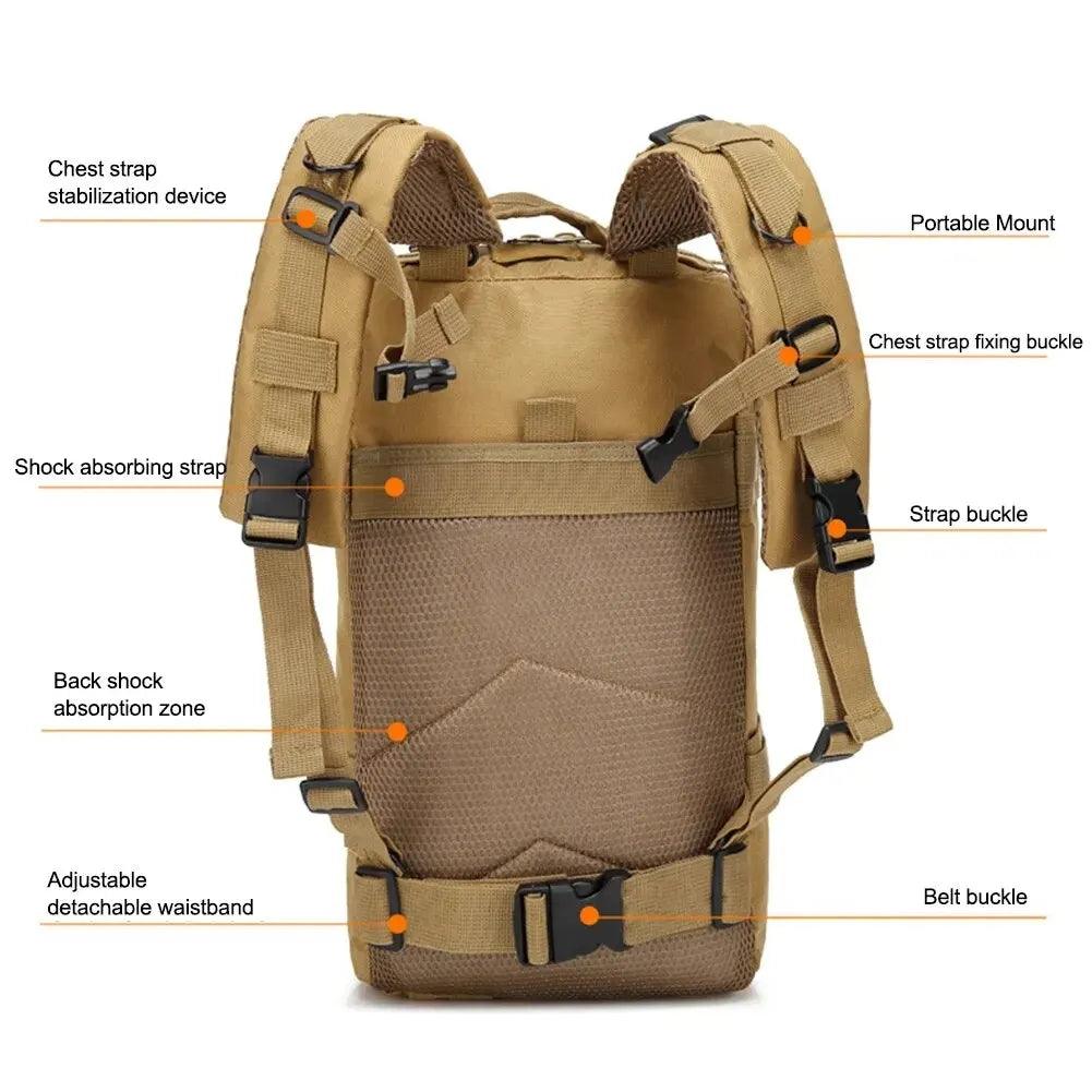 Military Tactical Backpack - Woorld Mega Store