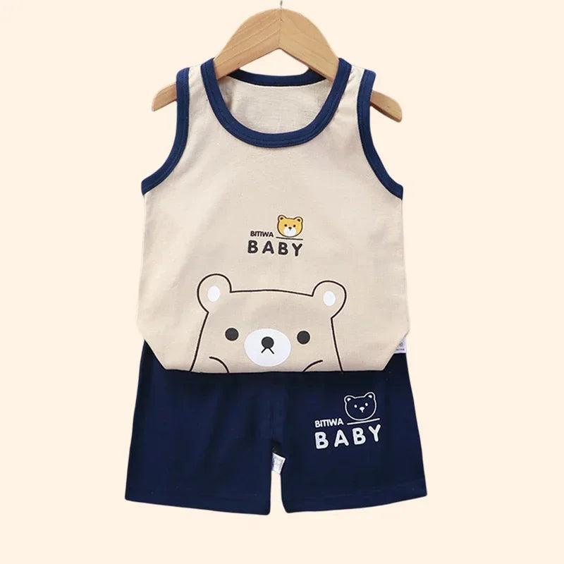 Children's Tank Top and Shorts Set - Woorld Mega Store