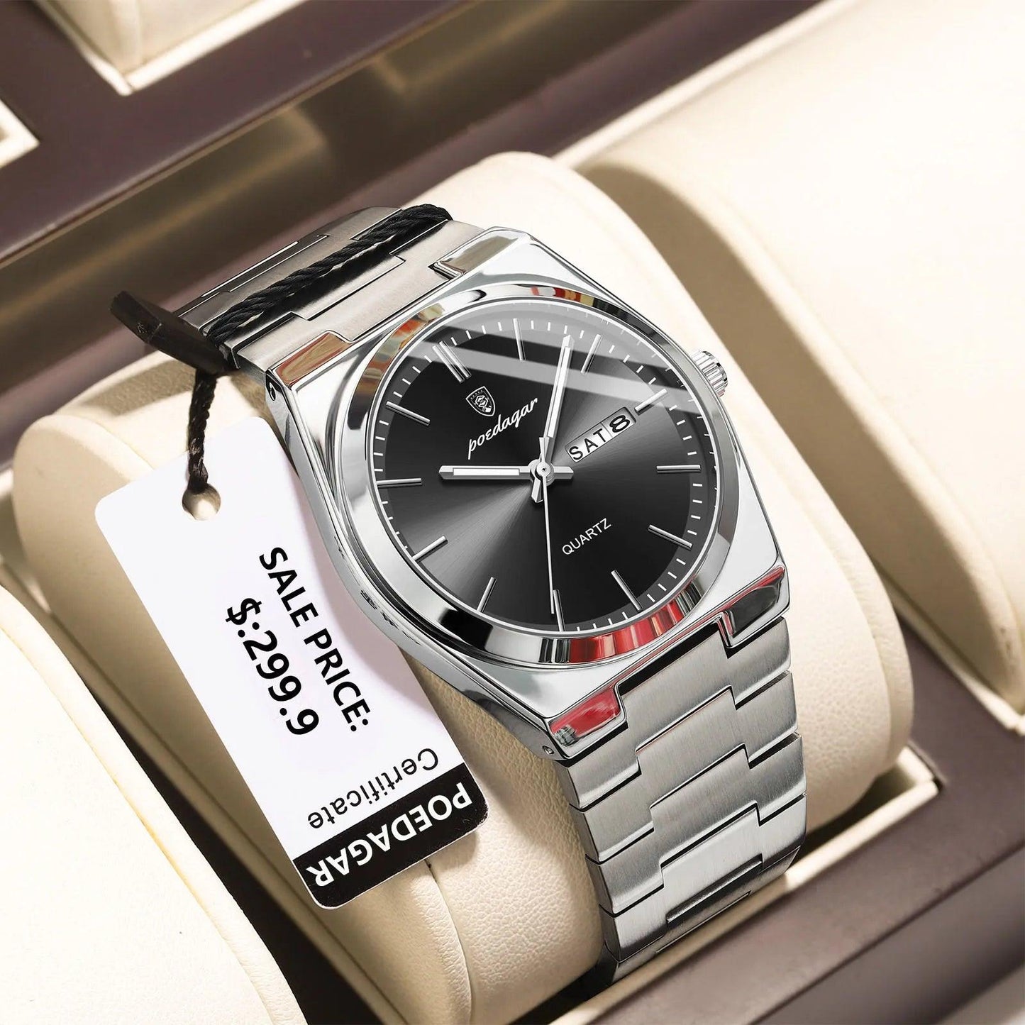 POEDAGAR Luxury Men's Watch - Woorld Mega Store