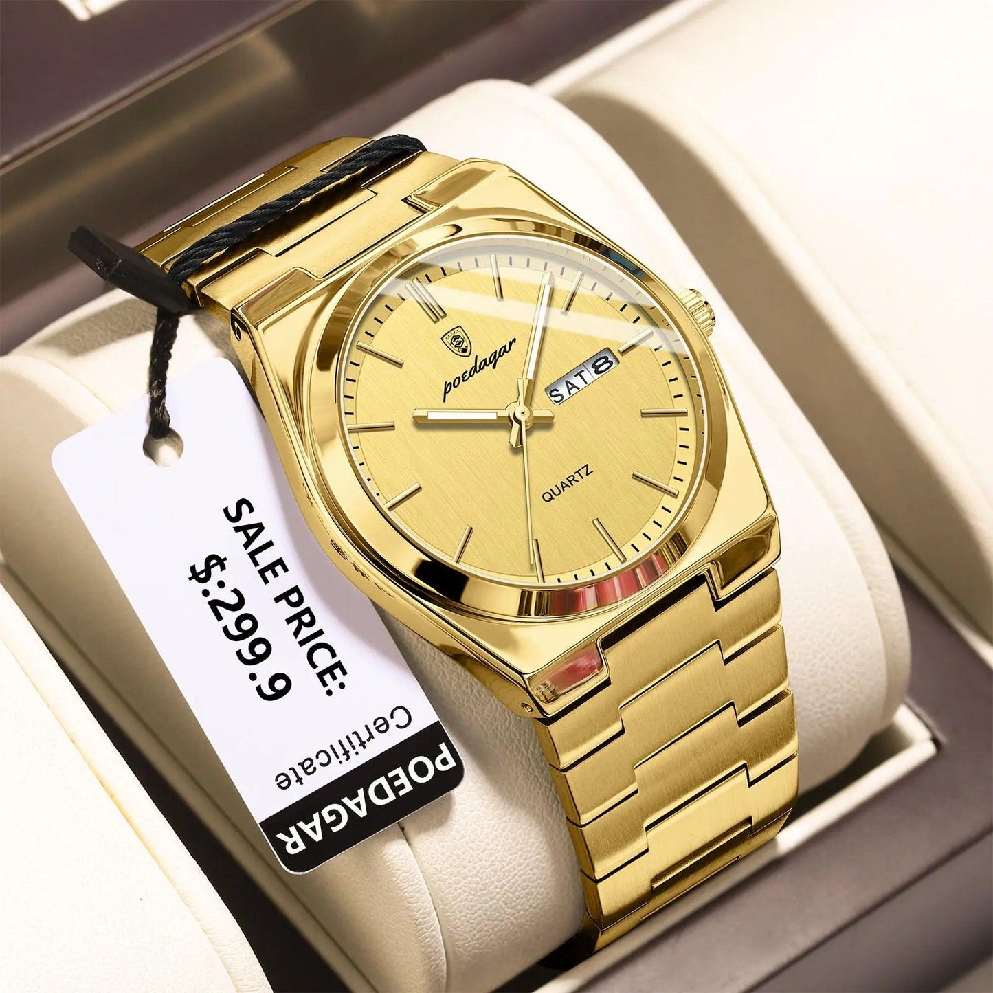 POEDAGAR Luxury Men's Watch - Woorld Mega Store