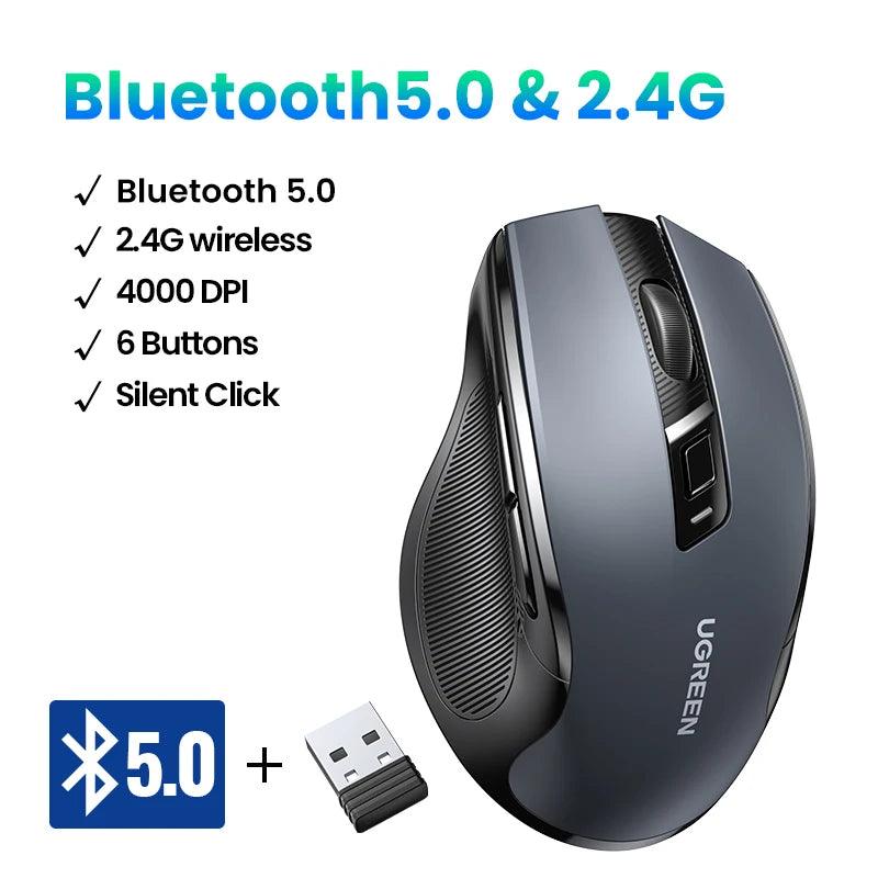 Ergonomic Bluetooth 5.0 Mouse - Woorld Mega Store