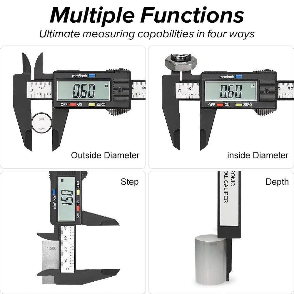 Carbon Fiber Electronic Digital Caliper - Woorld Mega Store