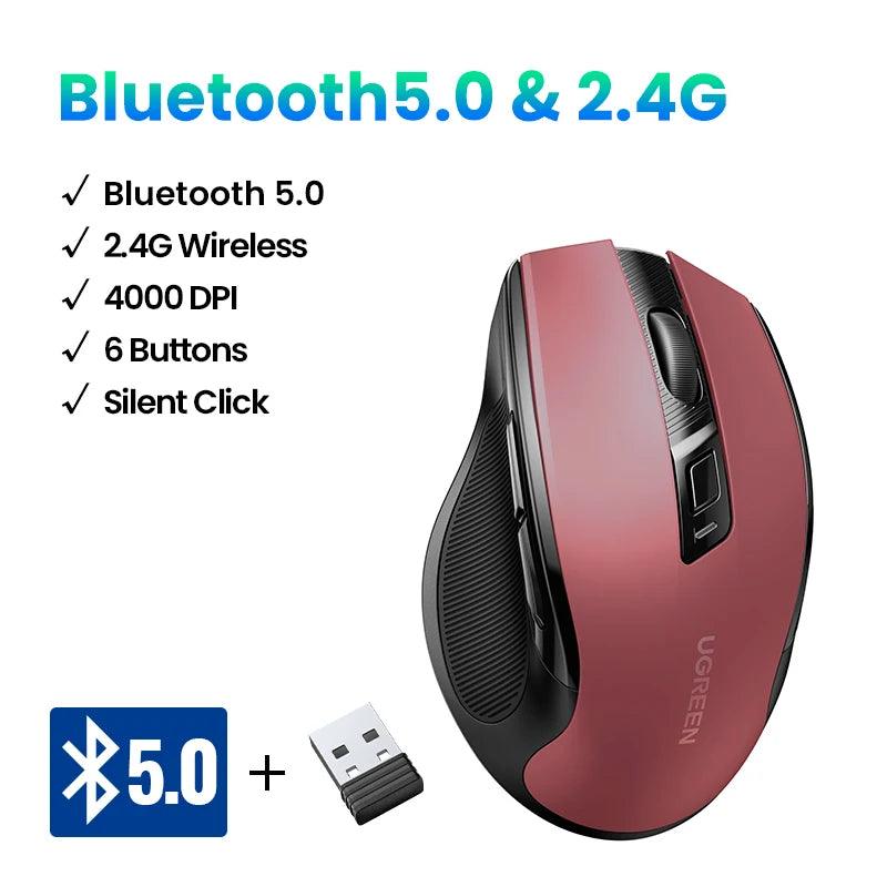 Ergonomic Bluetooth 5.0 Mouse - Woorld Mega Store