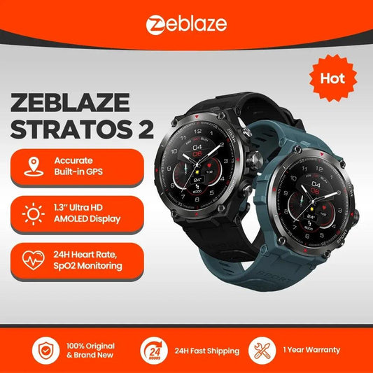 Zeblaze Stratos 2 GPS Smart Watch - Woorld Mega Store