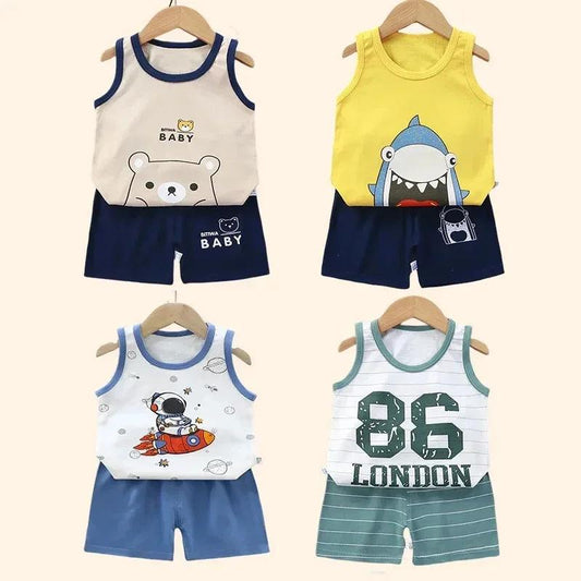 Children's Tank Top and Shorts Set - Woorld Mega Store