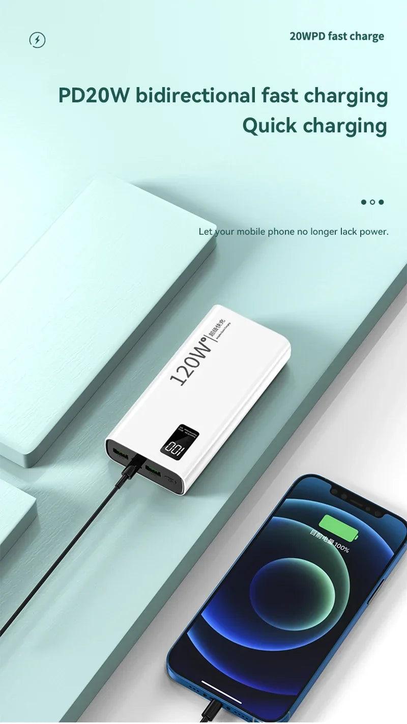 Power Bank Xiaomi 120W 50000mAh - Woorld Mega Store