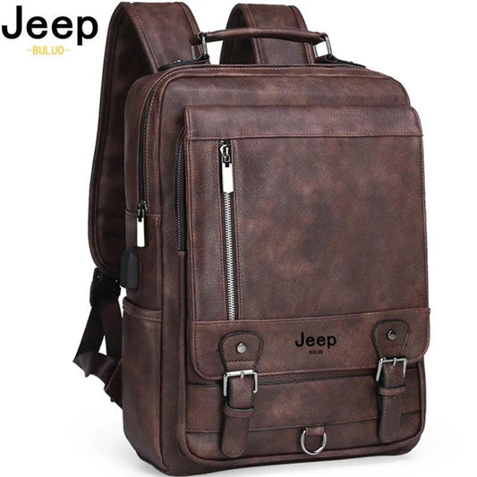 Leather Executive Backpack - Woorld Mega Store