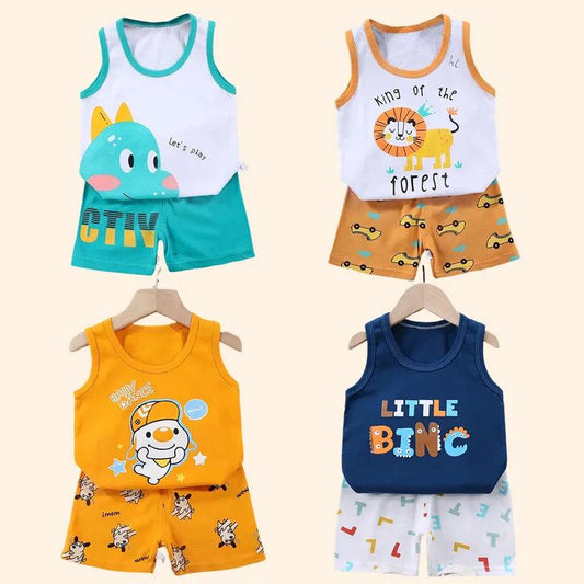 2 Pcs Kids Summer Sets - Woorld Mega Store