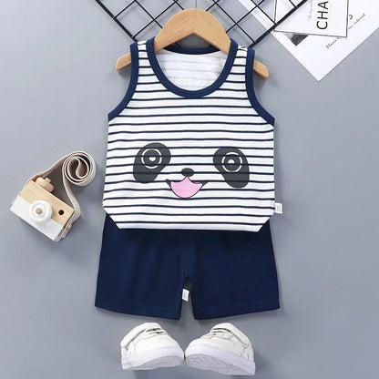 Children's Tank Top and Shorts Set - Woorld Mega Store