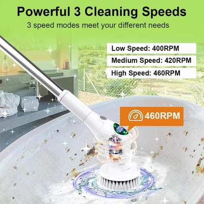 8 in 1 Multifunctional Electric Cleaning Brush - Woorld Mega Store