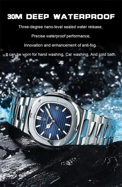 POEDAGAR Luxury Business Watch - Woorld Mega Store