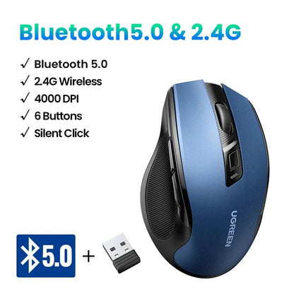 Ergonomic Bluetooth 5.0 Mouse - Woorld Mega Store