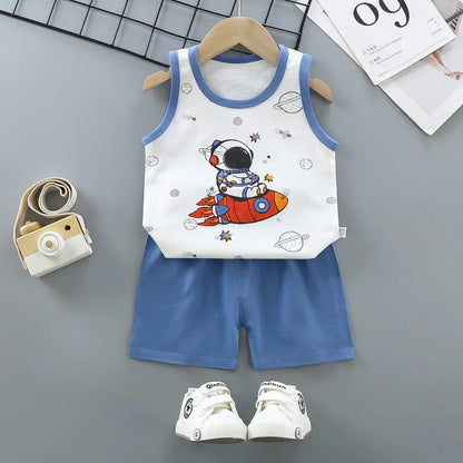 Children's Tank Top and Shorts Set - Woorld Mega Store