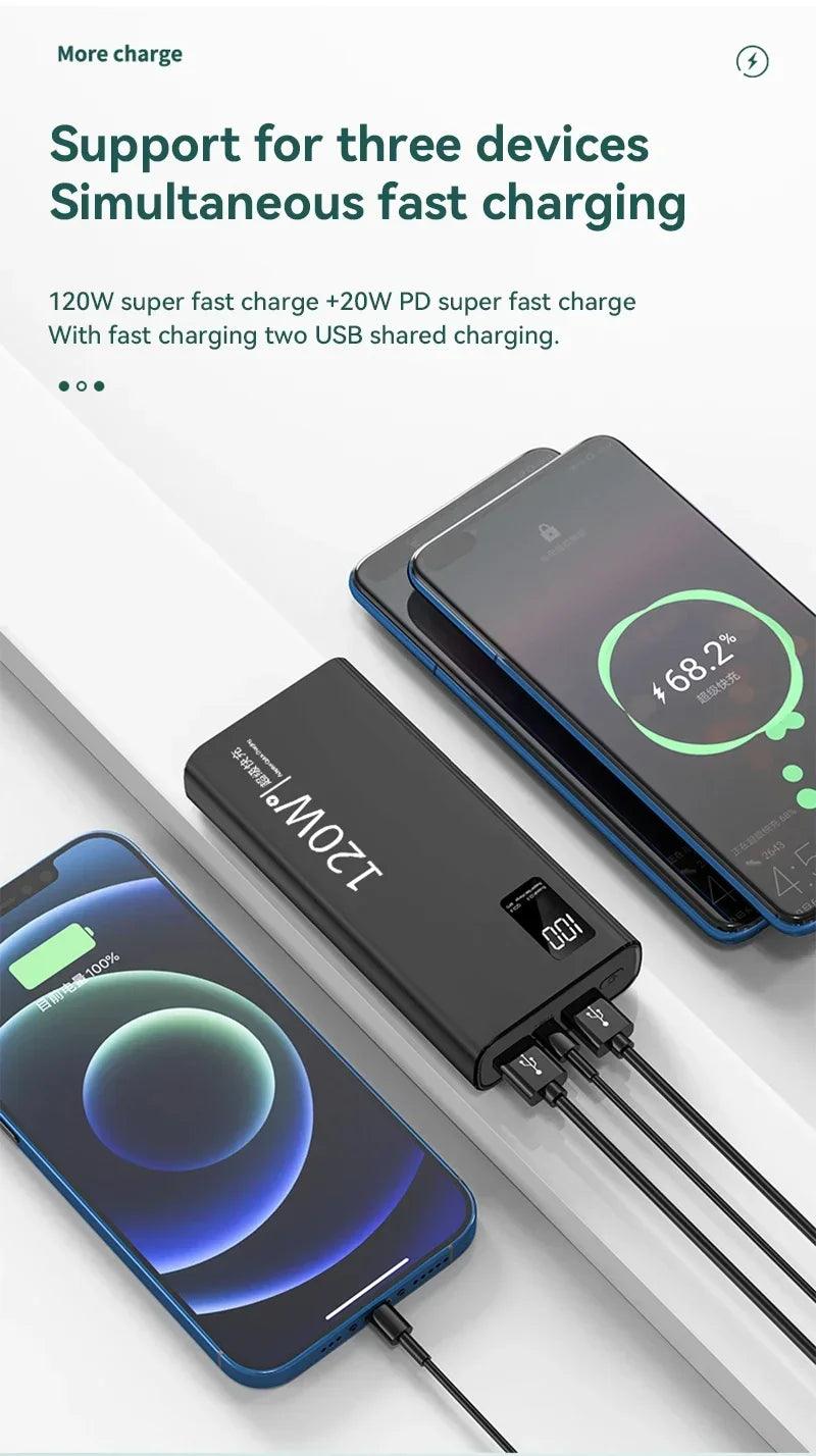 Power Bank Xiaomi 120W 50000mAh - Woorld Mega Store