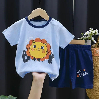 2 pcs Children's Short Sleeve Sets - Woorld Mega Store