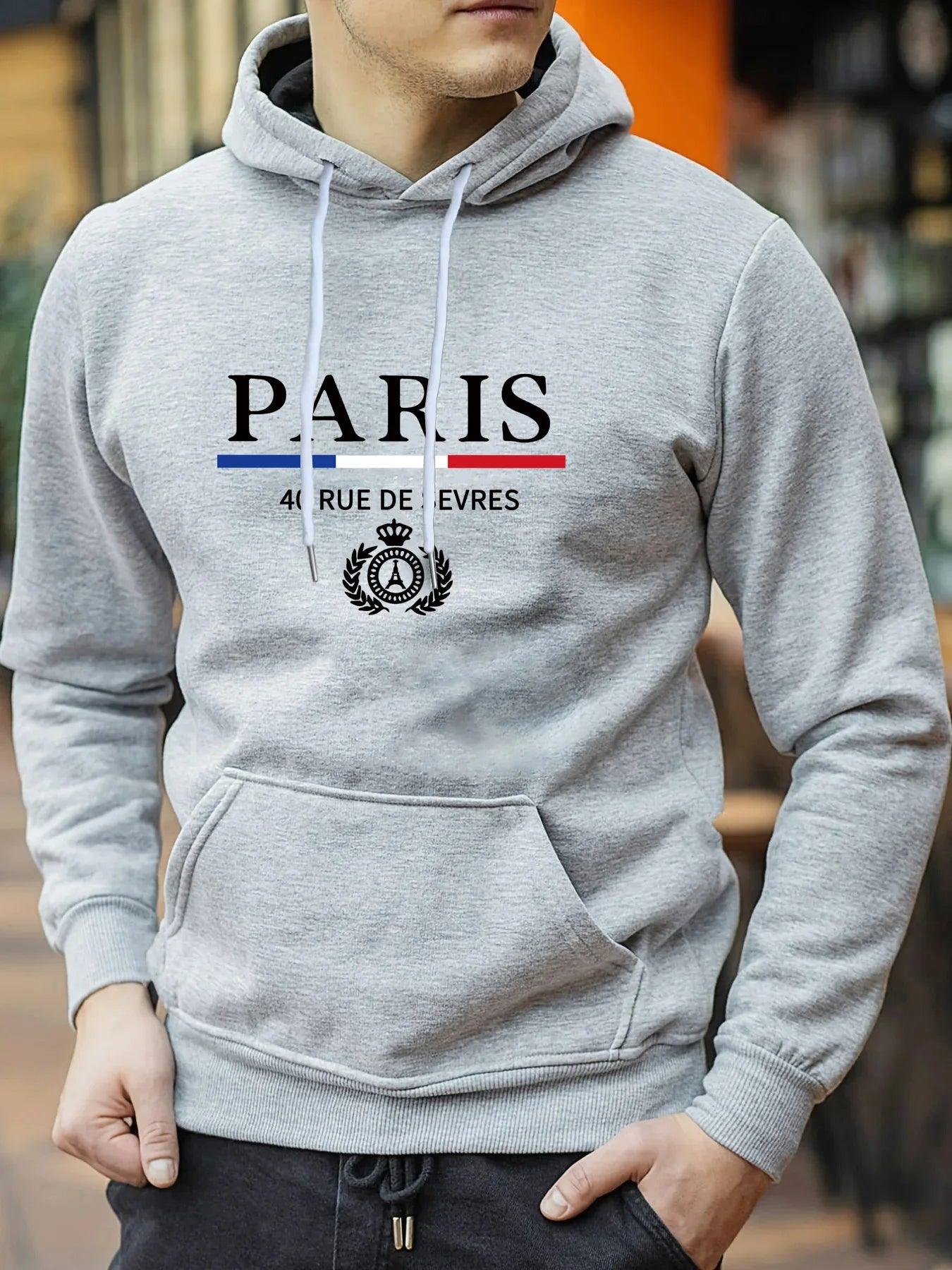 Paris Print Hoodies - Woorld Mega Store