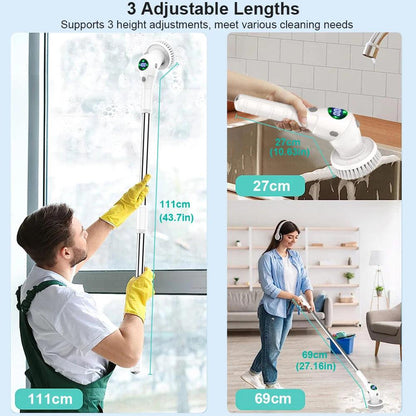 8 in 1 Multifunctional Electric Cleaning Brush - Woorld Mega Store