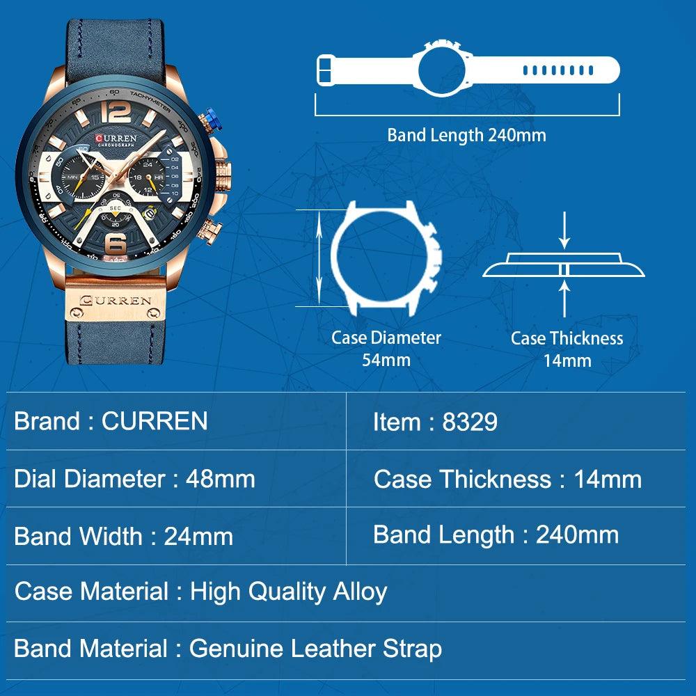 Casual CURREN Watch - Woorld Mega Store