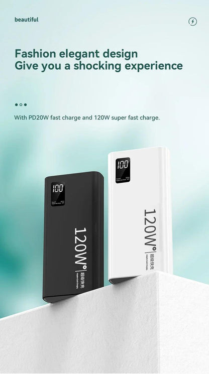 Power Bank Xiaomi 120W 50000mAh - Woorld Mega Store