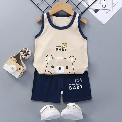 Children's Tank Top and Shorts Set - Woorld Mega Store