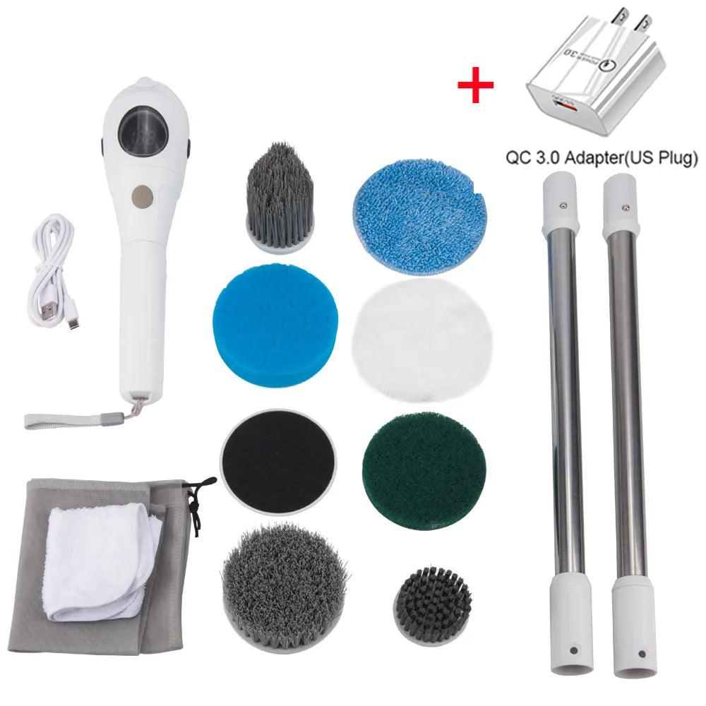 8 in 1 Multifunctional Electric Cleaning Brush - Woorld Mega Store