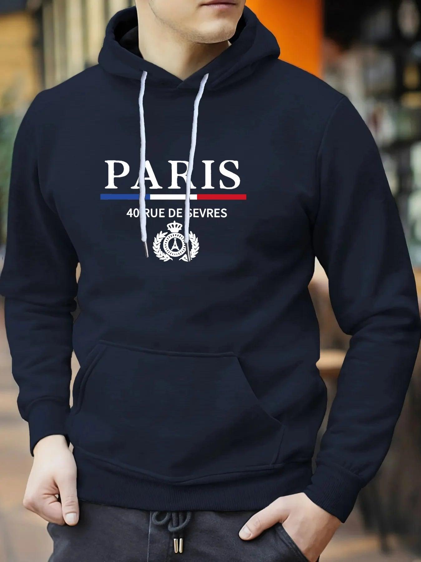 Paris Print Hoodies - Woorld Mega Store