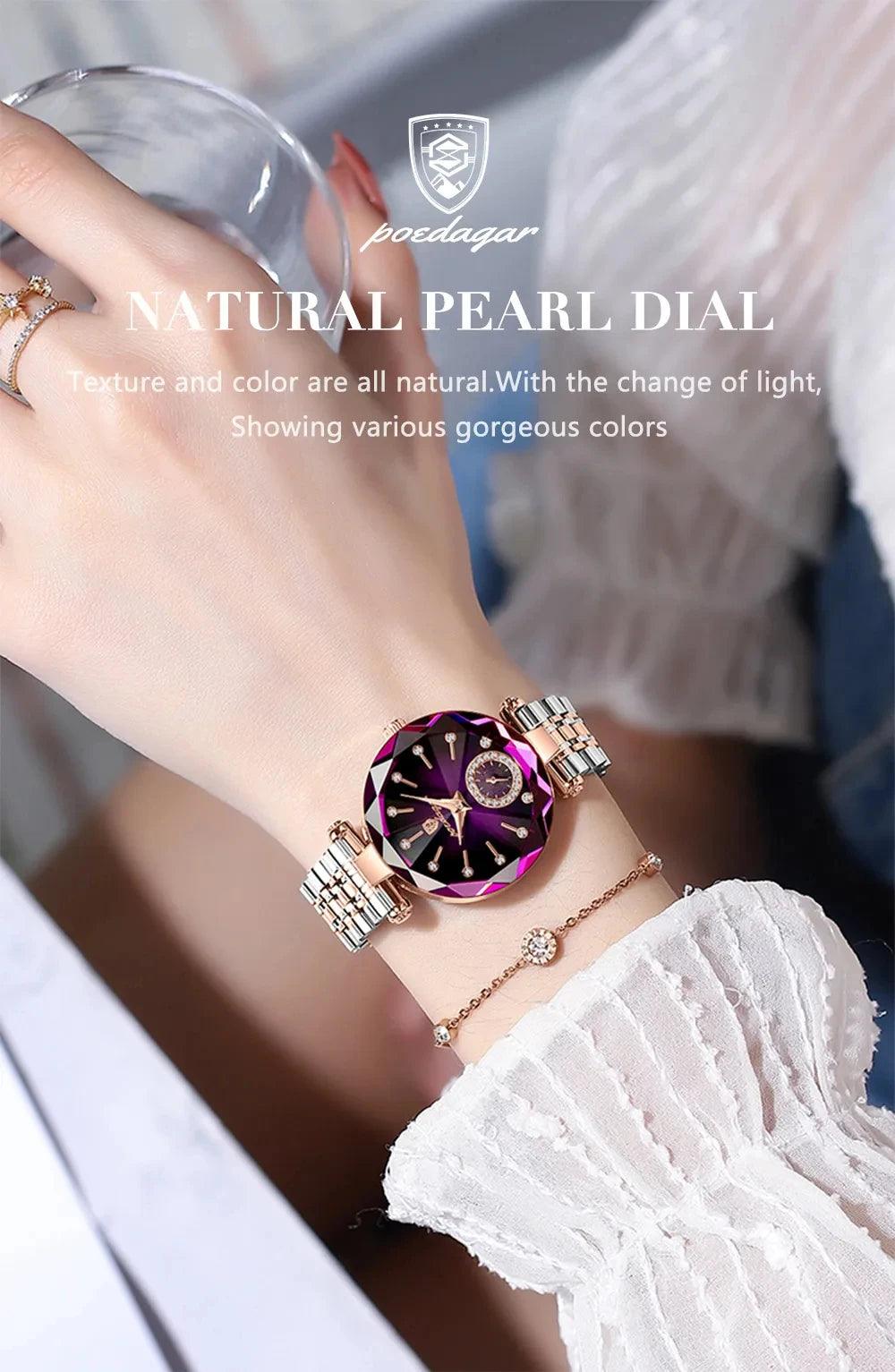 POEDAGAR Luxury Woman Watch - Woorld Mega Store