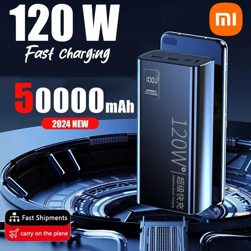 Power Bank Xiaomi 120W 50000mAh - Woorld Mega Store