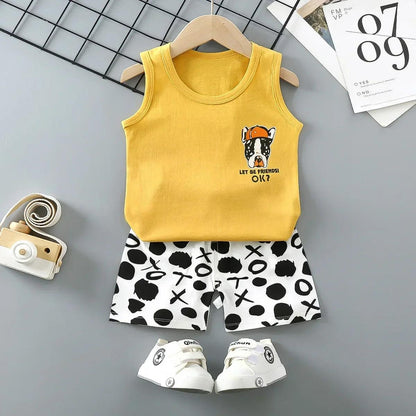 Children's Tank Top and Shorts Set - Woorld Mega Store