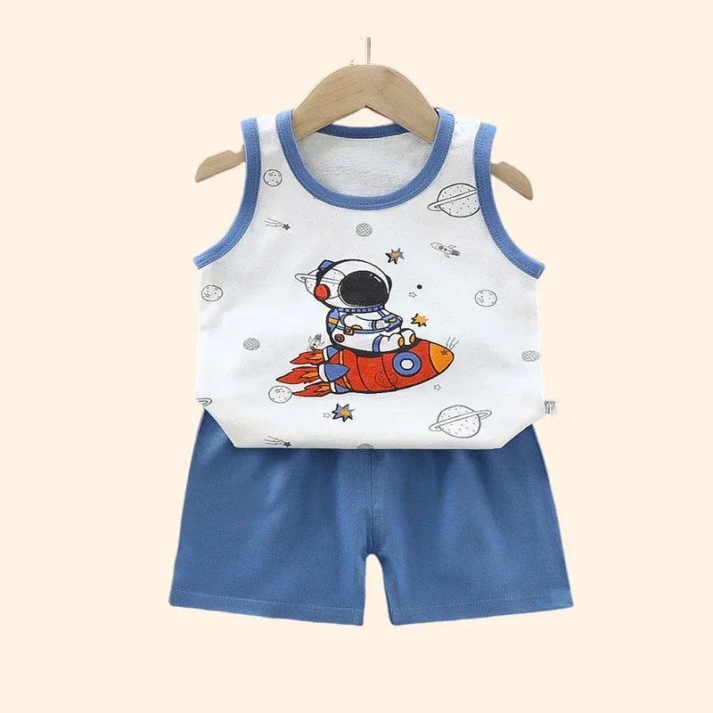 Children's Tank Top and Shorts Set - Woorld Mega Store