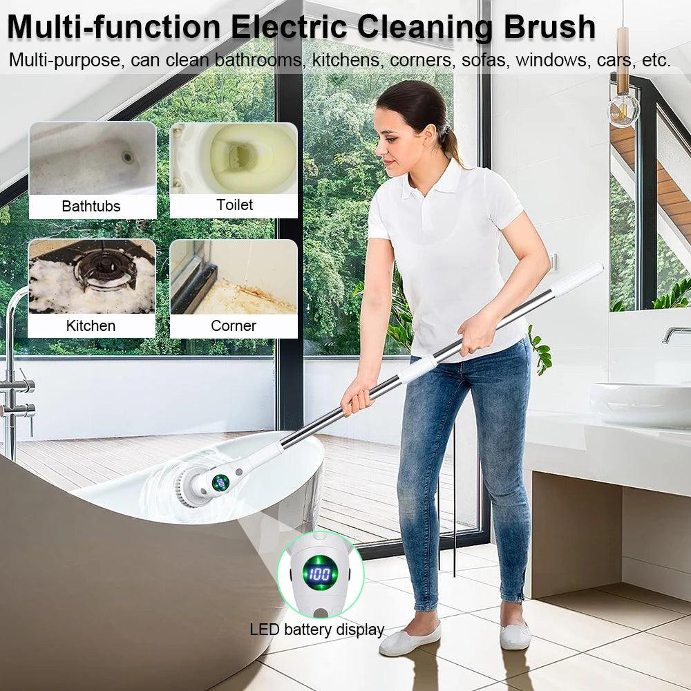 8 in 1 Multifunctional Electric Cleaning Brush - Woorld Mega Store