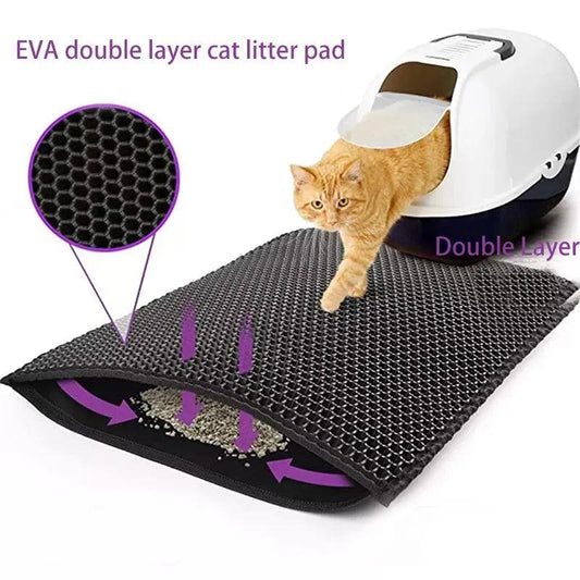 Double Layer Cat Litter Mat - Woorld Mega Store