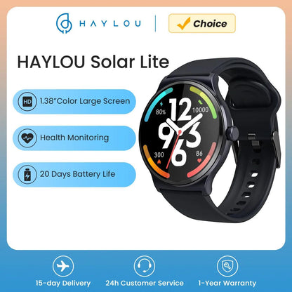 Solar Lite Smart Watch - Woorld Mega Store