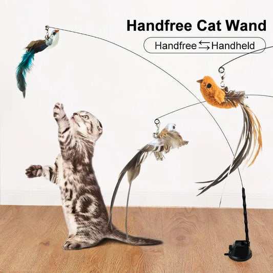 Interactive Cat Toy Wand Exercise - Woorld Mega Store