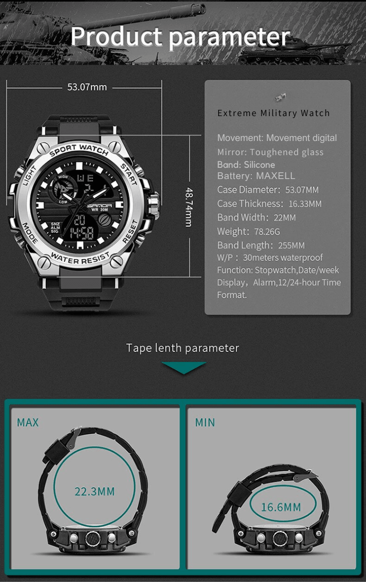 Extreme Military Watch - Woorld Mega Store